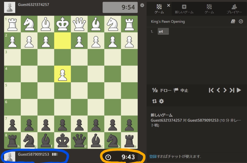 Chess.com レーティングとタイム