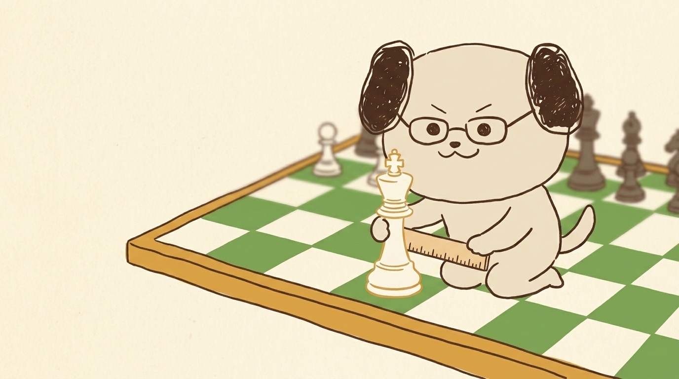 ポジキャン（犬のキャラクター）が解説するイラスト