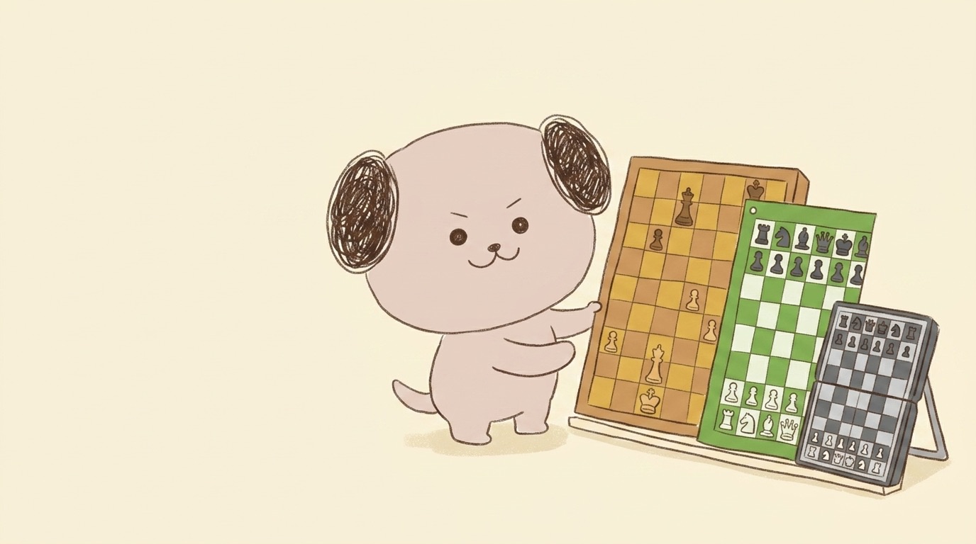 ポジキャン（犬のキャラクター）が解説するイラスト
